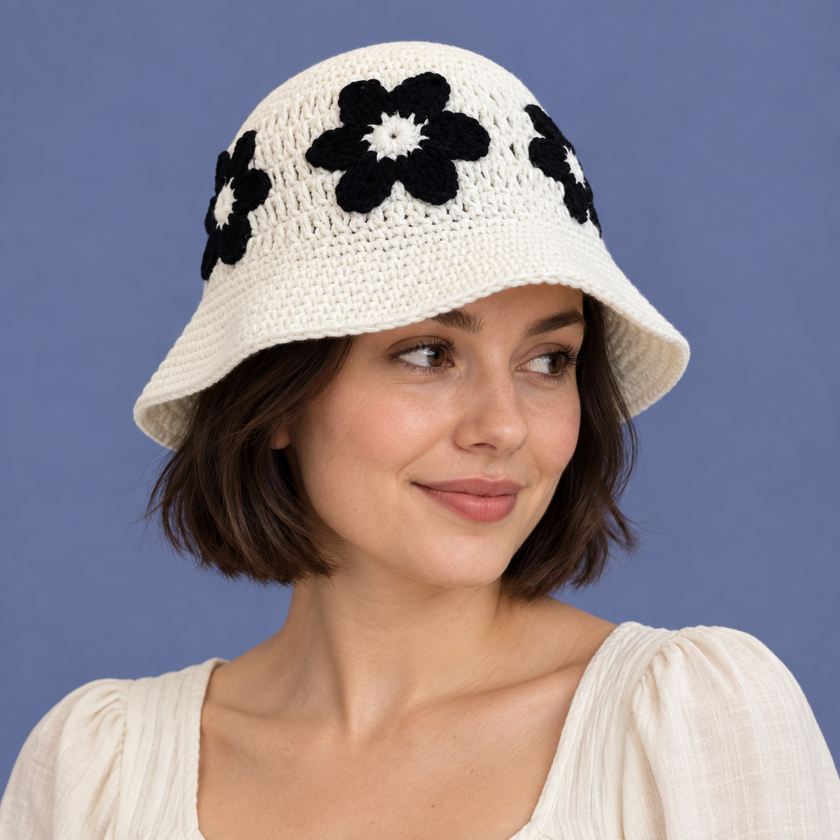 Bob en crochet modèle Black & White