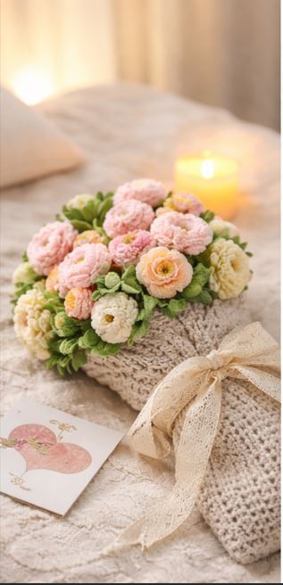 La couverture bouquet au crochet, le cadeau qui fait sensation