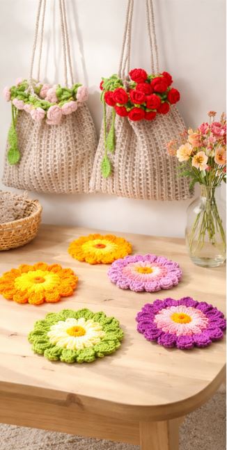 Pourquoi les accessoires fleuris au crochet transforment votre décoration intérieure