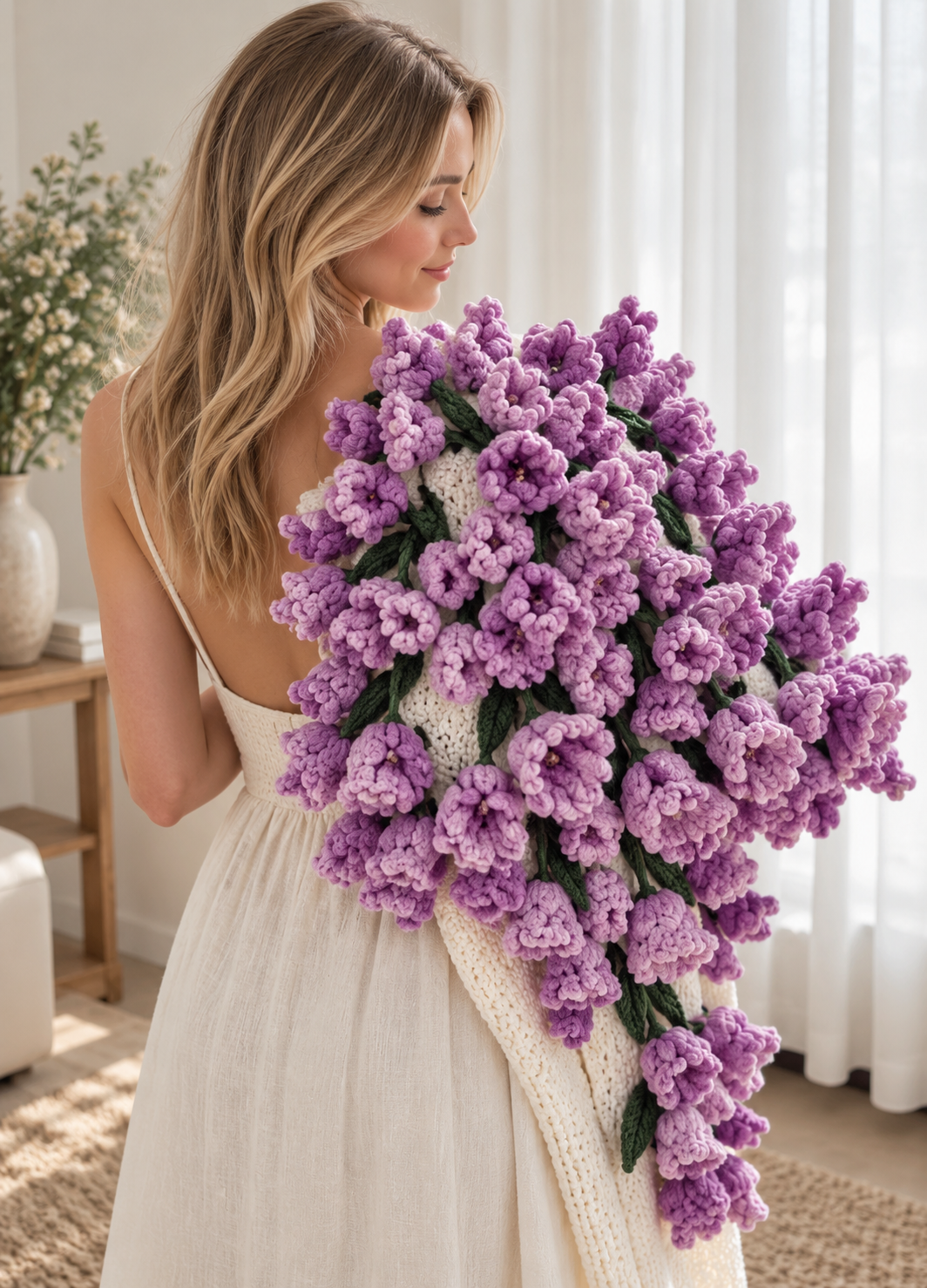 Couverture bouquet crochet Royauté – vue 3