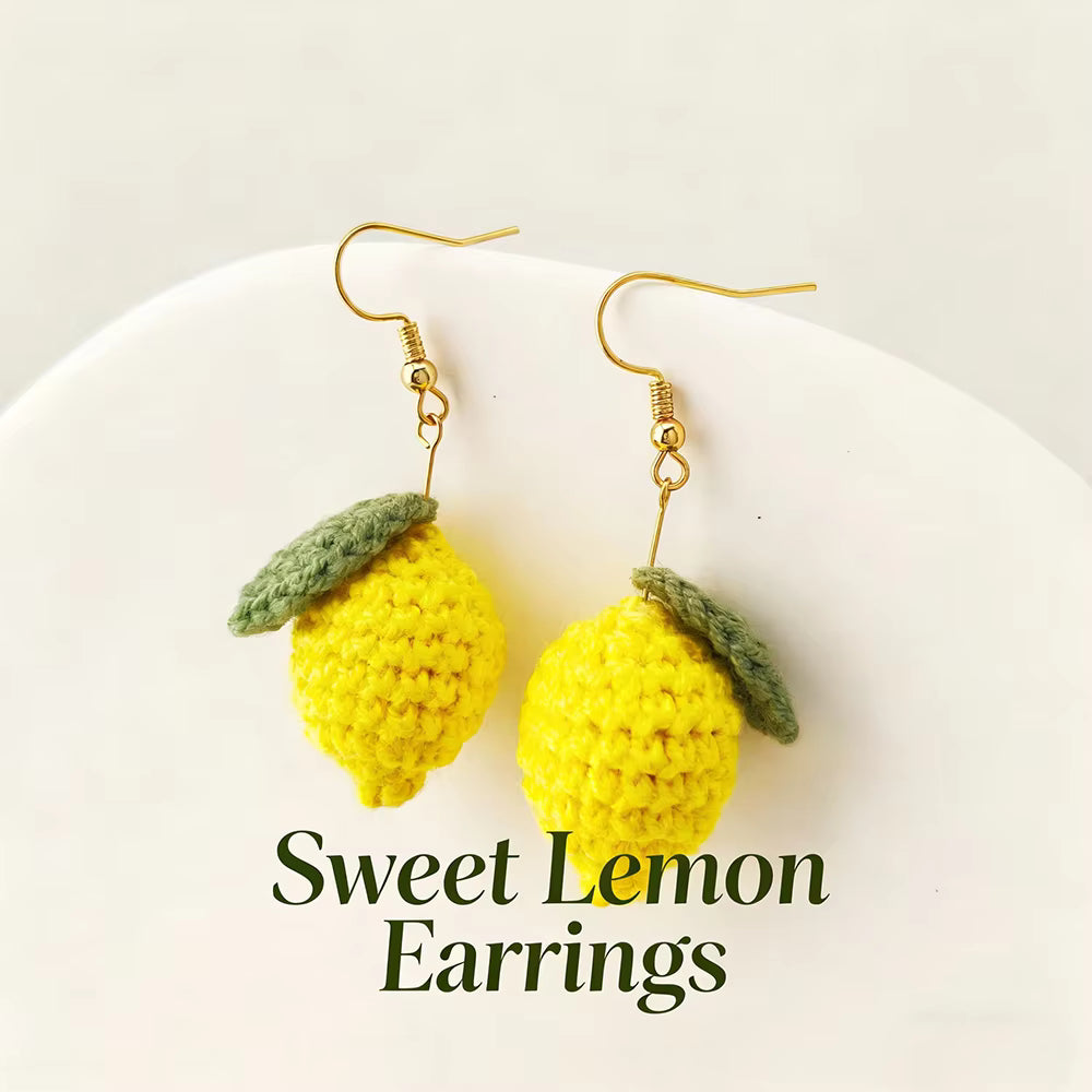 Boucles d'oreilles en crochet fait main – vue 24