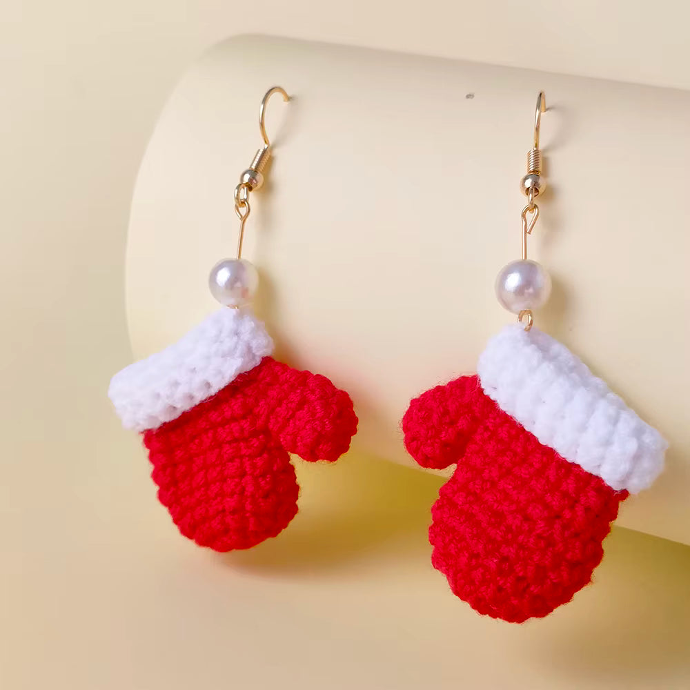 Boucles d'oreilles en crochet fait main – vue 20