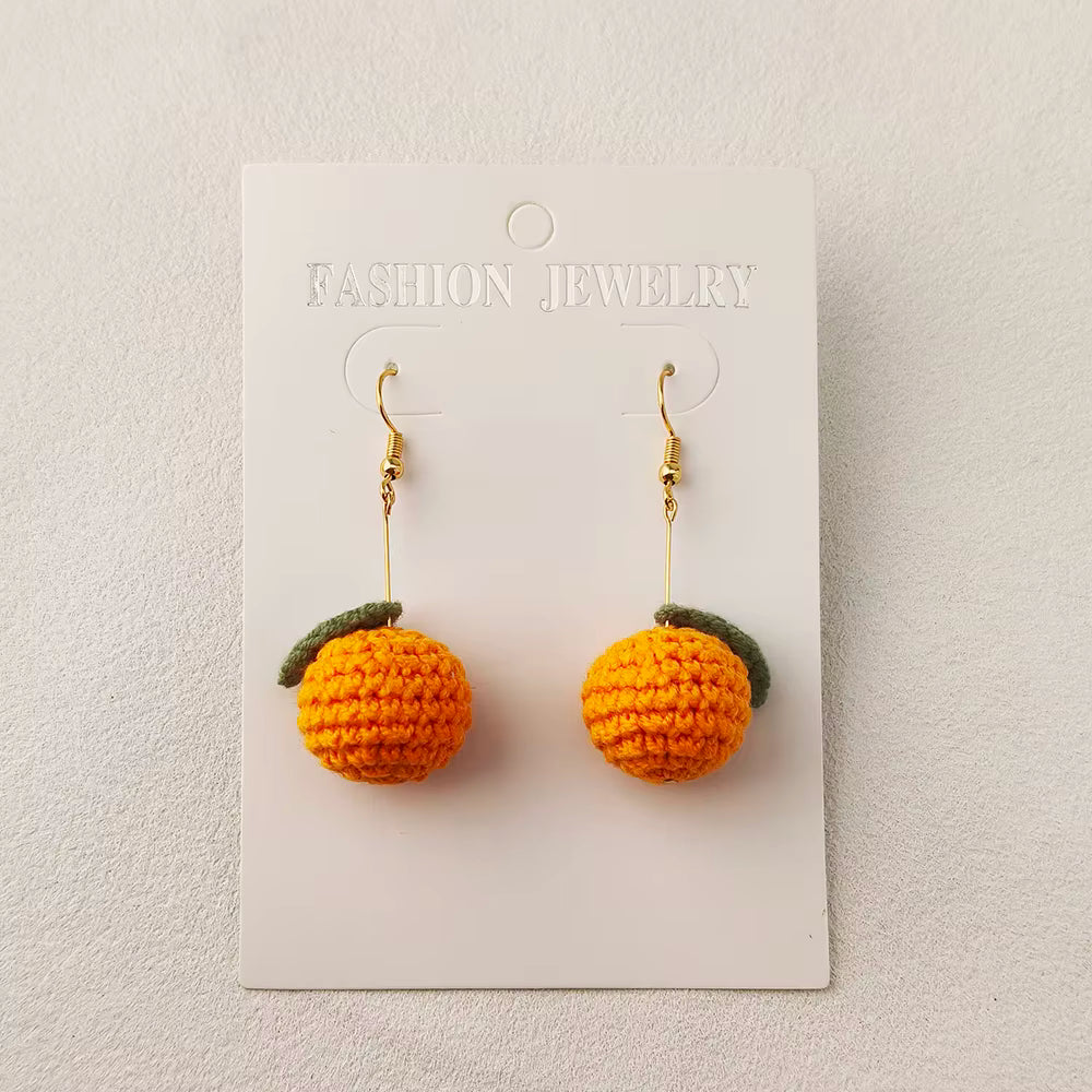 Boucles d'oreilles en crochet fait main – vue 21