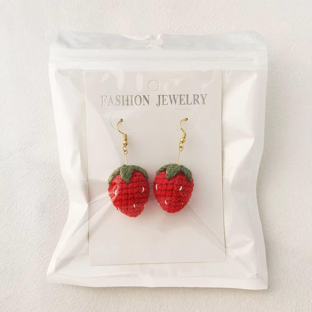 Boucles d'oreilles en crochet fait main – vue 15