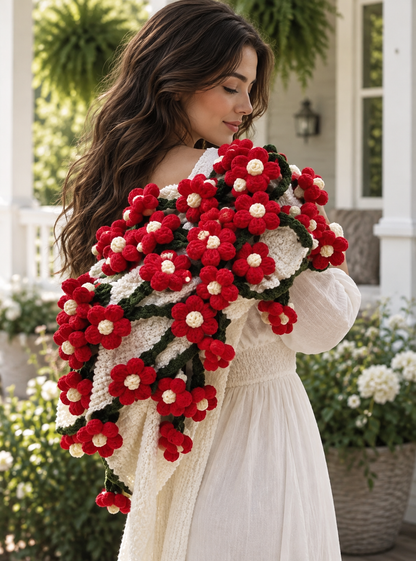 Couverture bouquet crochet Émotion – vue 3