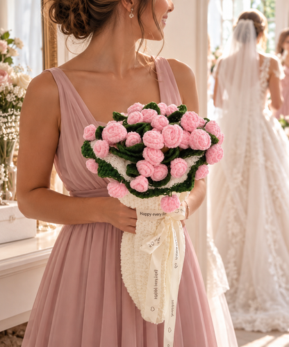 Couverture bouquet crochet Féminité – vue 2