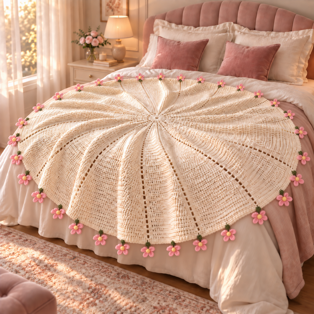 Couverture bouquet crochet Innocence – vue 5
