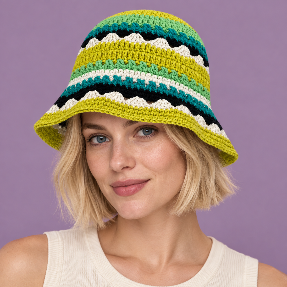Bob en crochet modèle Agrume